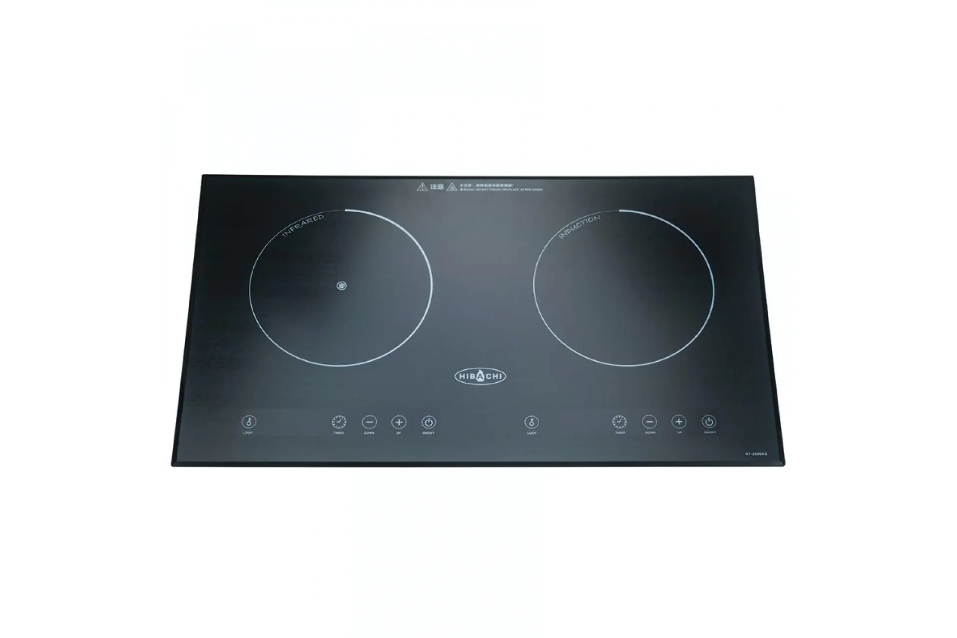 氣霸HY-2680AS  71厘米嵌入/座台式雙頭電磁電陶爐