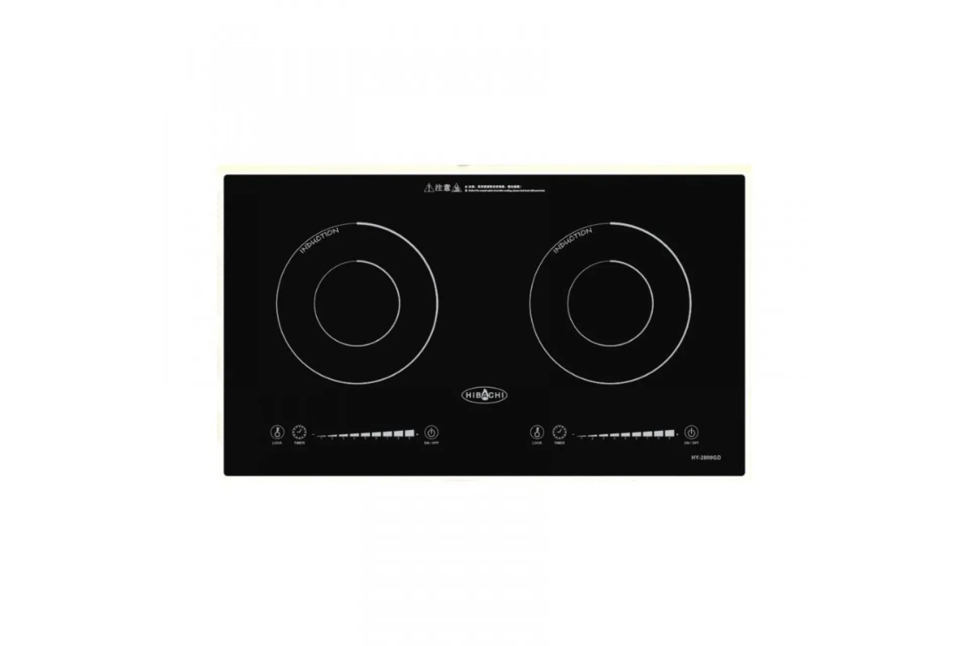 氣霸HY-2800GD1 嵌入/座台式智能雙頭電磁爐