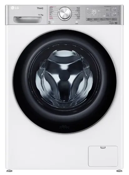 LG FV9M11W4 11/7公斤 3合1直驅雙頻摩打洗衣乾衣機