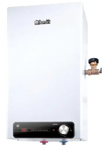 雪白BOU35-A1左T/A2右T中央系統儲水電熱水爐(垂直掛牆)